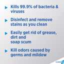 CloroxPro Clorox Clean-Up Disinfectant Cleaner with Bleach Spray, 32 Ounces Each (Pack of 8) (35417)