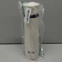 Mr. Coffee Silverleaf 23 oz Stainless Steel Thermal Bottle  Double Wall Vacuum Insulated Travel Mug with Leak-Proof Lid, White  Hot & Cold Beverage Flask for Work, Commute, or Camping