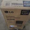 LG LP0825WFR Portable Air Conditioner, 8,000 BTU (12000 ASHRAE), White