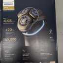 Philips Norelco Shaver i9000 Prestige Ultra, Wet & Dry Electric Shaver, White Gold, SenseIQ Pro Technology, Triple Lift & Cut System, 360 Rotating NanoTech Precision Blades, Beard Styler, XP9403/88 (i9000 Prestige + Charge Stand, QCP & Trimmers, Black)