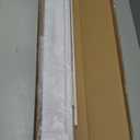 UNISHADES Blinds for Indoor Windows 1" Vinyl L-Shaped Slats Cordless Mini Blinds for Home, 35" W × 64" H - White