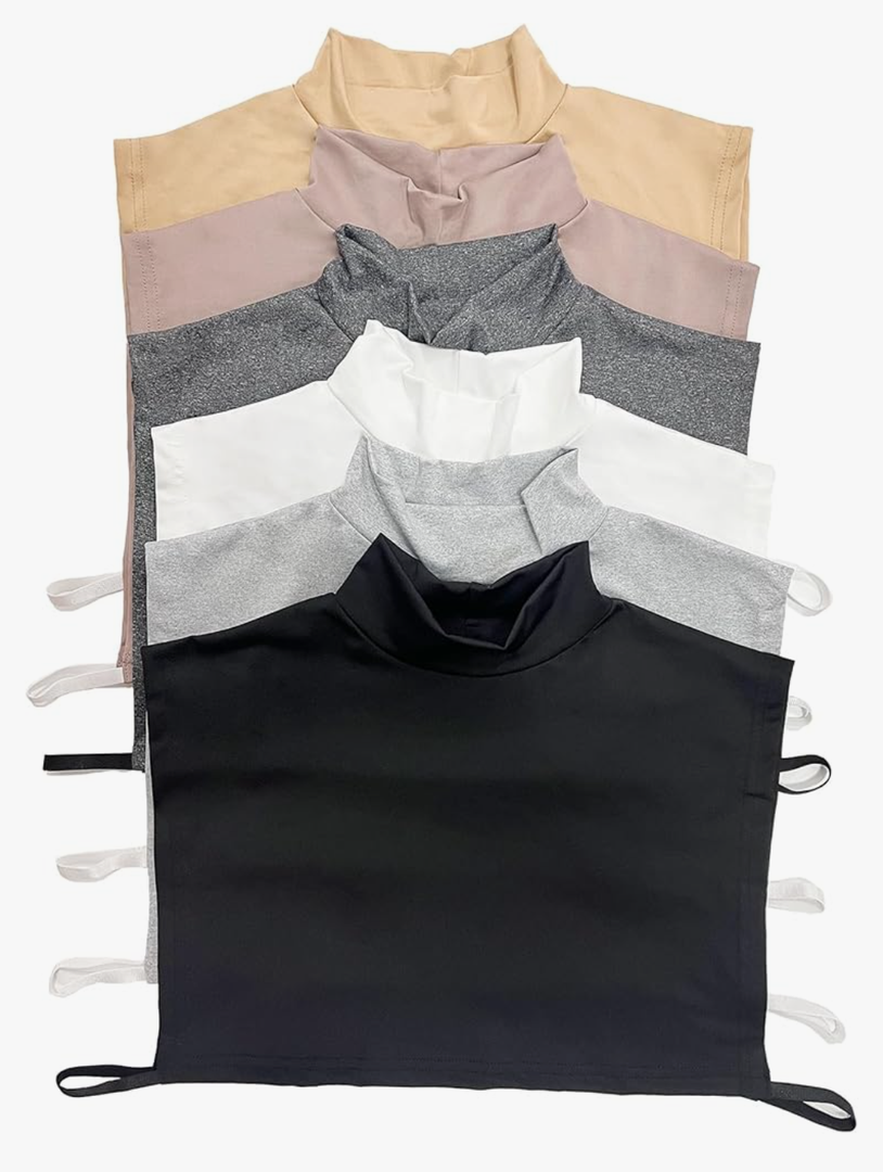Detachable Collar Fake Turtleneck Lightweight Turtle Neck Dickey Collars for Women Girls