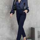 NIMIN Women High Waisted Dress Work Ankle Pants 26"/28"/30" Inseam Office Business Casual Trousers with Pockets 2025 (L)