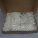 Cindeer 100 Pcs Christmas Tree Picks Sprays 10.2 Inch Glitter Artificial Pine Leaves Cedar Stem Faux Pine Needles Greenery Cedar Branches Ornament for Home Garland Wreath Winter Decor(White)