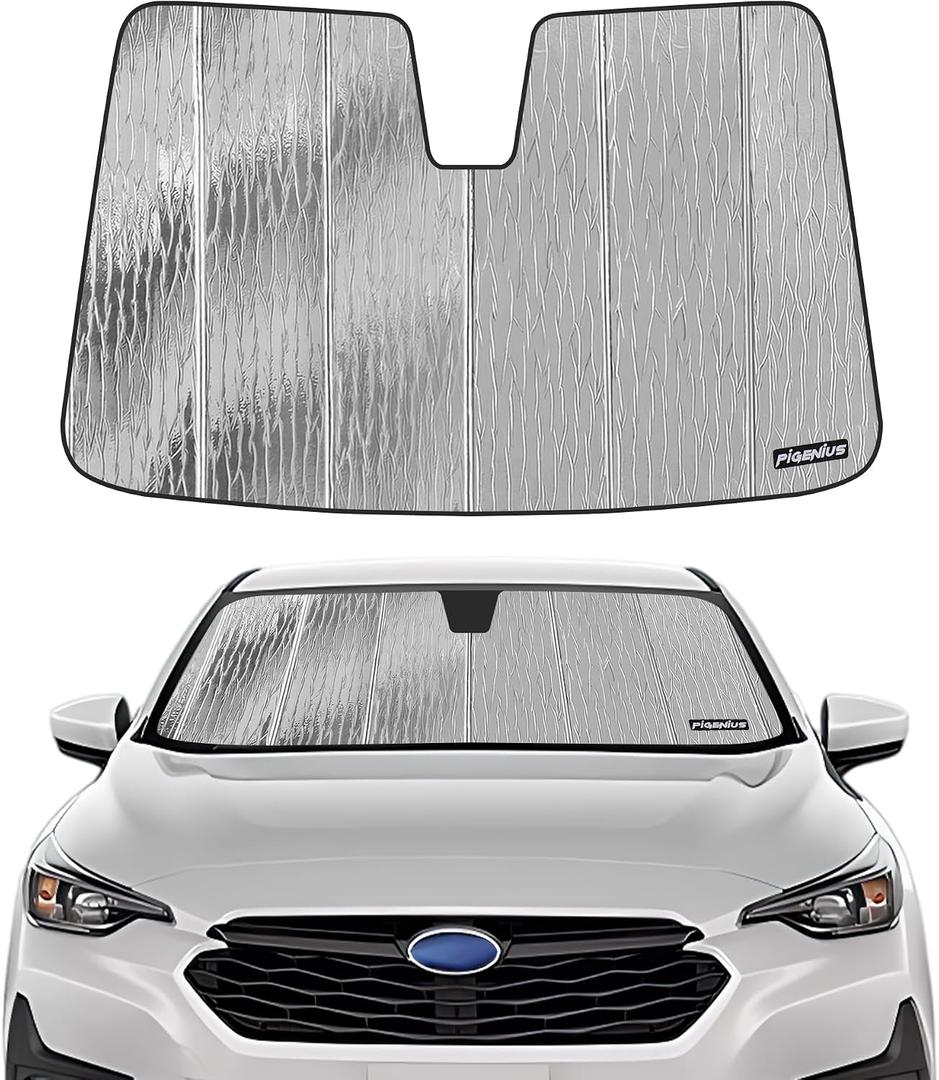 Pigenius Windshield Sun Shade for Subaru Crosstrek 2024-2026, Impreza 2024-2026 Window Sunshade - AstraGuard