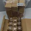 MIVIDE 48 Pack 60ml Round Shot Glasses Bulk Sets, 2oz Clear Heavy Base Shot Glass, Shot Glasses Set for Vodka, Whiskey, Tequila, Espresso, Liqueurs