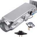 Dryer Heating Element Assembly Replaces fit for Samsung DV42H5000EW/A3 DVE45N5300W/A3 DV337AEG/XAA DVE45N5300V/A3 DV5451AEW/XAA DV48H7400EP/A2 DV42H5200EP/A3 DV448AEP/XAA DV419AEU/XAA DV419AEW/XAA