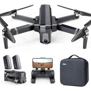 Ruko F11PRO Drones with Camera for Adults 4K UHD Camera, 60 Mins Flight Time with GPS Auto Return Home, Brushless Motor, Black (with Carrying Case)