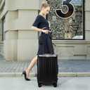 20 Inch All Aluminum Carry On Luggage, Aluminum Hard Shell Zipperless Suitcase with TSA Lock, Small Carry On Suitcase for Short Trips