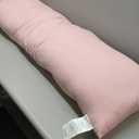 DOWNCOOL Large Body Pillow Insert- Breathable Full Body Pillow for Side Sleeper - Soft Long Bed Pillow for Adults - 20 x 54 inch (Pink)