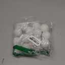 Aitsite 24ct Christmas Tree Ornaments Set 1.57 inches Mini Shatterproof Holiday Ornaments Balls for Christmas Decorations (White)