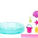 Barbie Skipper Babysitters Inc Small Doll & Accessories Playset with Brunette Doll, Swimming Pool & Water-Themed Pieces