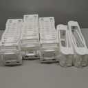 YIHATA Shoe Slots Organizer, Adjustable Shoe Stacker Storage Space Saver, Double Deck Shoe Rack Holder for Closet Organization, Thickening Quality Upgrade (16Pack, White)