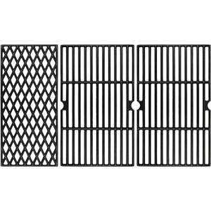 Hisencn Cast Iron Cooking Grates for Dyna Glo DGH474CRP DGH483CRP DGF493BNP DGF493PNP-D DGB493SPB DGB463CNP DGB494SPB DGB495SDP DGB495SDP-D 70-01-911 70-02-656 Grill Replacement Parts Grid for Dynaglo