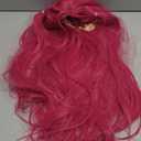 Hot Pink Wig for Kids Long Straight Pink Wig Child Megata Wigs Girls Neon Pink Synthetic Wigs