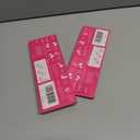 2 x Semi Cured Gel Nail Strips, 20 PCS Gel Nail Stickers Work with UV Light, Gel Nail Wraps, Salon Quality & Easy to Use - Pure Powder