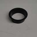 Hon&Guan Duct Connector Flange 6 Inch, Plastic 6 Inch Dust Collection Fittings Dryer Vent Connector Flange For Heating Cooling Ventilation System, Black.