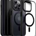 Clear Case Compatible with iPhone 
Shockproof iPhone Case w/Clear Screen Protector and Privacy Protector - Slim Case, Transparent