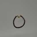 Marble Beaded Phone Wrist Strap,Detachable Phone Bracelet Strap with Tether Tab,Hands-Free Wristlet Strap (Amethyst)