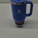Hydro Flask Travel Tumbler with Handle, Lid and Straw - Insulated Stainless Steel in 32 Oz Blue