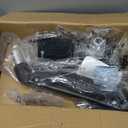 WALI Laptop Pole Mount, Adjustable Laptop Arm Holder Fits 10 to 15.6 inch Laptops, 2-in-1 Full Motion Monitor Mount with Removable Holder VESA 75x75 or 100x100 mm, Holds up to 15.4lbs(011ARMLP), Black