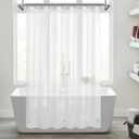 Extra Long Shower Curtain Liner, Long Frosted PEVA Plastic Shower Curtain for Bathroom Lightweight & Waterproof