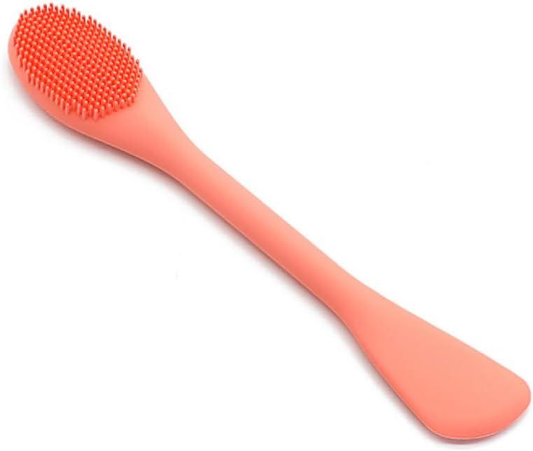 VICASKY 4Pcs Double Head Silicone Facial Cleansing Brush Gentle Skin Scrubber for Makeup Removal and Daily Face Cleaning Travel Friendly and Durable Design