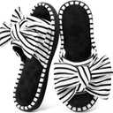 ULTRAIDEAS Women's Eurytides Slide Slippers Memory Foam House Shoes, Size 7-8