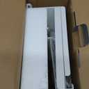 Expandable Under Cabinet Shelf Organizer with 0.94-Inch Thick Clips, Heavy Duty Extendable Under Shelf Storage Basket for Pantry or Laundry Room, White, 1 Pack, Interior: 4.13" H x 7.2" D