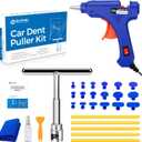 Car Dent Repair Removal Kit Small Paintless Auto Body Puller Remover Tool Tools,28Pcs Dent Pull Kits,Dent Remover Tool for Car Door Dents Hail Damage Refrigerator Dents (28Pcs-kit)