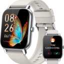 Smart Watches for Men Women(Answer/Make Call), Fitness Tracker Watch with Activity Counter/Sleep Monitor/ 110+ Sports Modes,Smart Watch for Android iPhone iOS Compatible (Starlight, 1.83)