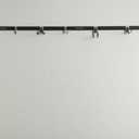Rubbermaid Fasttrack Garage Storage Utility Hooks 7 Piece Black All in One Rail Hook Kit and Tool Organizer Heavy Duty for Home/Garage/Shed/Garden