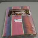 6 Pack Mexican Table Runners 14 x 84 Rainbow Colors Large Boho Mexican Theme Party Decoration for Cinco de Mayo Fiesta Party 6 Serape Table Runner (14 x 84)