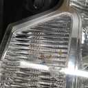Nilight Headlight Assembly 2009 2010 2011 2012 2013 2014 F150 Chrome Housing Clear Corner Clear Lens Headlamp Replacement Driver and Passenger Side 2 Pack