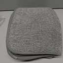 OLANLY Thick Memory Foam Small Bathroom Rugs 24x16, Extra Soft Absorbent Bathroom Mat, Quick Dry Bath Mats, Non-Slip, Machine Washable Carpet for Bathroom, Tub and Shower, Home Decor Accessories, Grey