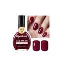16.5ml Dark Red Nail Polish Large Volume Quick Dry Nail Polish, Long Lasting Shine, Fingernail Toenail Nail Art DIY Home Travel Nail Art Gift