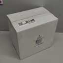 DaYammi 175PCS Clear Blue Gold Plastic Dinnerware Set for 25 Guests, Hammered Disposable Plates for Party, Include: 25 Dinner Plates, 25 Dessert Plates, 75 Gold Silverware, 25 Napkins, 25 Cups