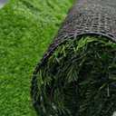 Artificial Grass Rug 3 ft x 10 ft, Synthetic Fake Grass Turf Mat for Indoor Outdoor Garden Home Decor, 0.8" Pile Height