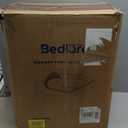 Bedlore 4-Inch King Mattress Topper for Back Pain - Dual Layer Medium Support (2" Gel Memory Foam + 2" Cooling Fluffy Pillow Top Pad), Breathable & Pressure Relief (Gray)