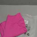 Sunzel Sunzfly Invisible Butt Scrunch Workout Leggings for Women, Butt Lifting High Waisted Gym Yoga Pants with Tummy Control 25" Sonic Pink Large
