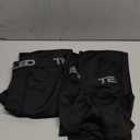 2 Pack Men's Thermal Compression Pants Fleece Lined Sports Tights Athletic Leggings Cold Weather Baselayer Winter Gear, S