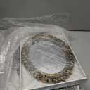 Beeveer 3 Styles Vintage Mirrors Set Decorative Oval Wall Mirror Small Antique Mirrored Tray Decorative Retro Hanging Mirror for Bathroom Bedroom Jewelry Organizer Victorian Decor(Antique Gold)