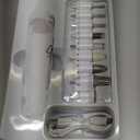 Cordless Electric Nail File Set, Professional Manicure Pedicure Kit with Memory Modes, 10 Speed Portable Nail Drill Machine, Pedicure Tools for feet, Hand Foot Care Tool for Thick Nail Toenail Cuticle (Pink)