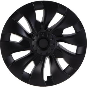 KAVANIC Fits Tesla Model 3 Wheel Cover Hubcap 18 Inch Matte Black (Replacement 1 PCS - Side 2) Uberturbine Style 2017-2023 Model 3 Aero Wheel Cover Replacement