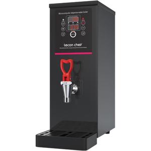 Water Boiler Eletric Commercial Hot Water Dispenser Countertop 10L Black Automatic 1500W Fast Heating for Restaurant, Home, Office (Without Filter)