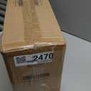 BEYGORM Acrylic Monitor Stand for Full Keyboard, 20" Wide 2-Tier Riser with Storage Shelf and Phone Holder, Desktop Organizer for Laptop, Printer, Screen (Clear)