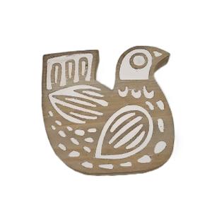 HD 6 IN Birds Wood/ White 2A