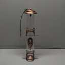 Bird Feeder for Outdoors (Brushed Metal Copper) Hanging Bird Feeders with Locking Lid & Adjustable Hanger, Chew-Proof, Weather Resistant (15 Inches, 6 Port)