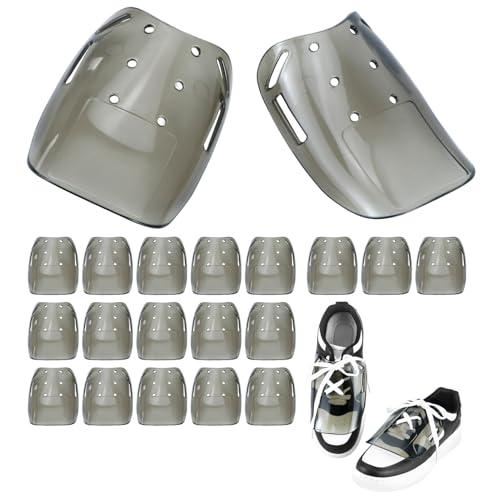 QWORK Metatarsal Guards for Safety Shoes and Boots - Metatarsal Shield Footwear Attachment, Universal Size, 20 Pairs