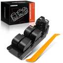 A-Premium 7+14 Pins Master Power Window Switch Compatible with Toyota Land Cruiser 1998 1999 2000 2001 2002 V8 4.7L, Front Left Driver Side, Replace# 84820-60130, 2 Connectors